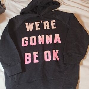 OLD NAVY WE'RE GONNA BE OK OVERSIZED HOODIE SZ 8